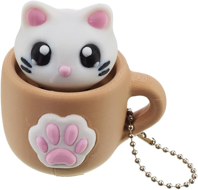 minihope Click Fidget Keychain – Cute Stress Relief Gadget – Pocket Button Clicker for Focus, Fun & Bag Charm Us