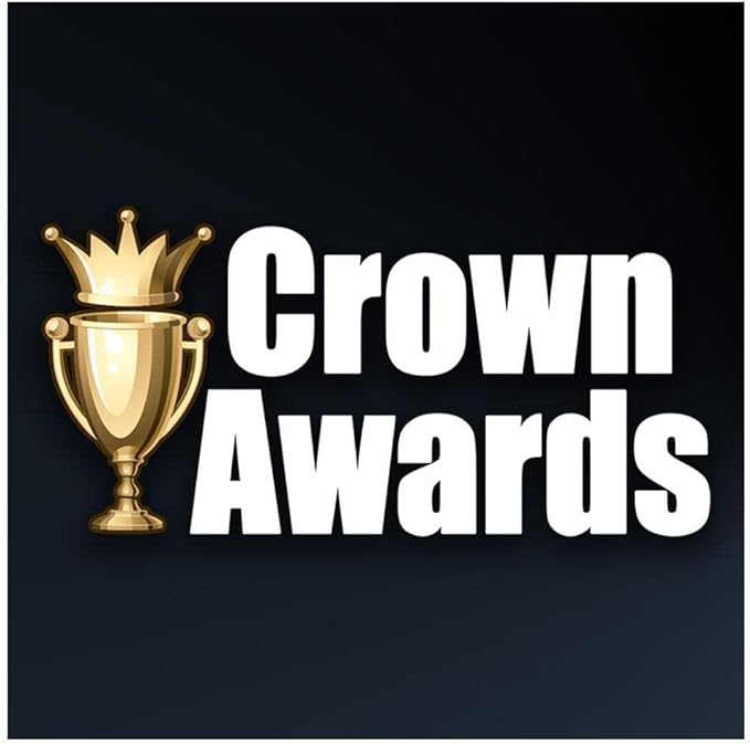 Crown Awards Gold Cup Trophies with Custom Engraving, 5.75" Personalized Gold Swirl Cup Achievement Trophy On Black Base Prime