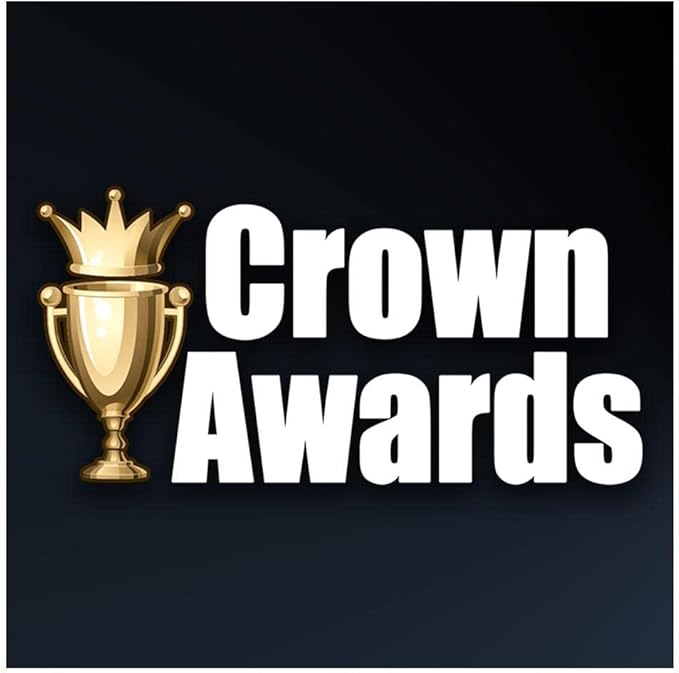 Crown Awards Personalized Acrylic Trophy, 8" Engraved Incline Slant Acrylic Award