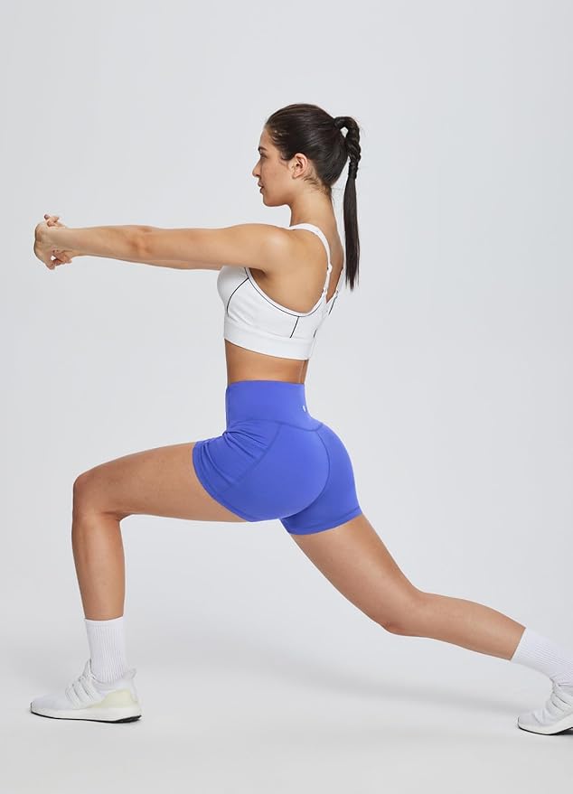 baleaf Women's 8"/ 5"/ 3" Biker Shorts High Waist Yoga Workout Gym Running Volleyball Spandex Shorts with Pockets