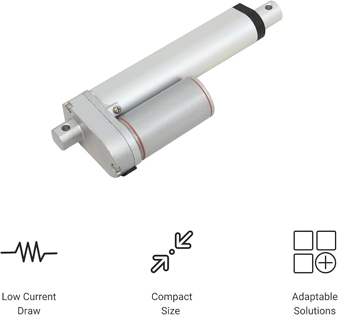 Progressive Automations 12V Mini Linear Electric Actuator - 30 inches, 150 lbs Force, Innovative Compact Design and Versatile Capabilities for Home and General Automation, Automotive, Manufacturing