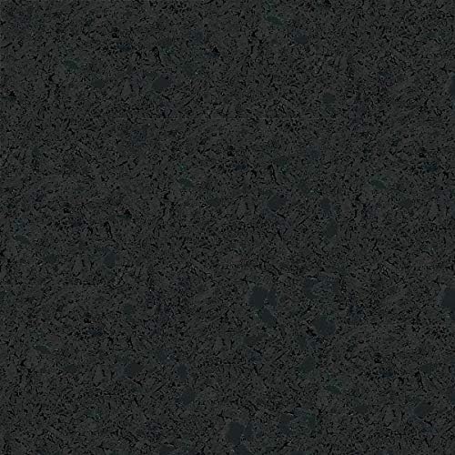 American Floor Mats Ultimate Stand-Alone Gym Mats Solid Black 4' x 10' - 3/8" Thick