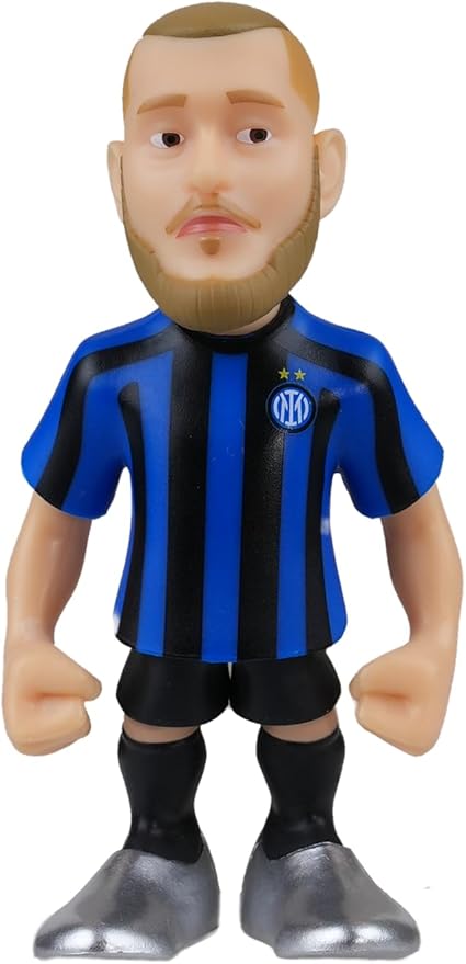 MINIX COLLECTIBLE FIGURINES 12cm – Inter Milan Official Licensed Serie A Soccer Figures – Choose Your Favorite Nerazzurri Stars (Federico Dimarco)