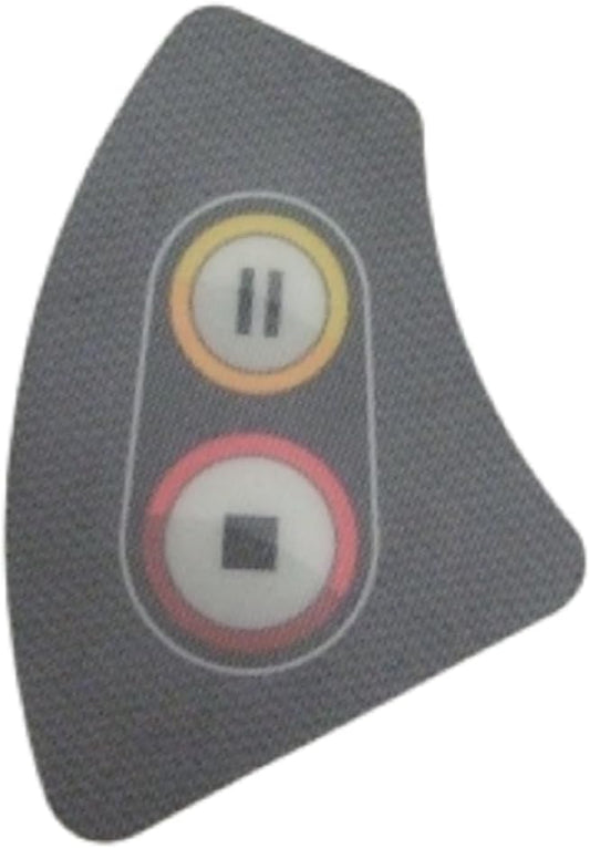 Right Quick Key Overlay 1000359165 Works with Matrix Fitness Stepper Step