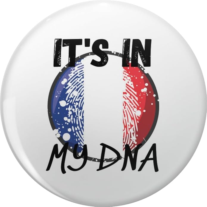 France It's in my dna funny shirts flag pole-Fance Flag It's In My DNA-Vive La France Flag world Cup 2022 3x5 - awesome French Unisex French Gift Memorial Day Independence Tee Metal Lapel Pin Tie Tack Pinback 0.75"