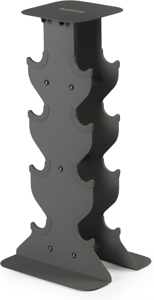 WeGym Dumbbell Racks, Space Saving Solution, Sturdy Cast Iron, Home Workout Storage, Heavy Weights Bearing, Home Strength Training