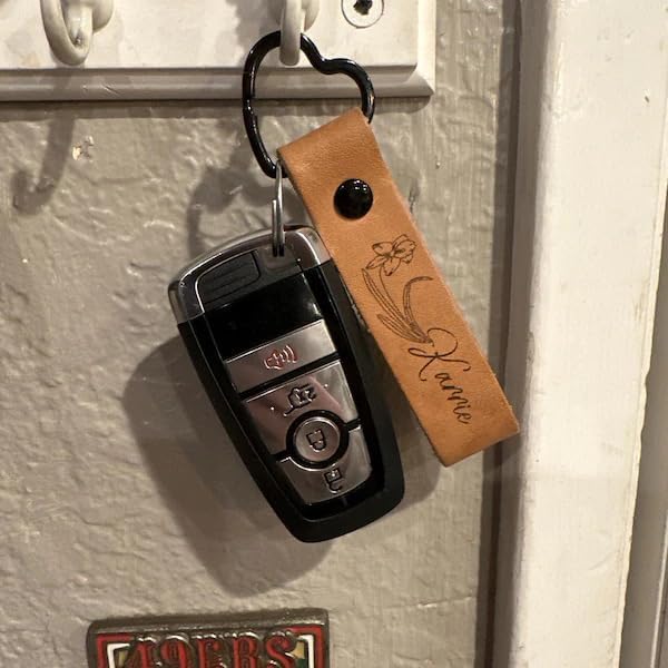 Hiyong Personalized Keychain Custom Photo Keyring Customized Gifts for Men Custom Keychain with Your Photo Logo or Text