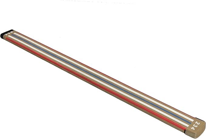 Tumbl Trak 8 Ft Laser Balance Beam with Solid Wood Core Gymnastics Low Balance Training Beam