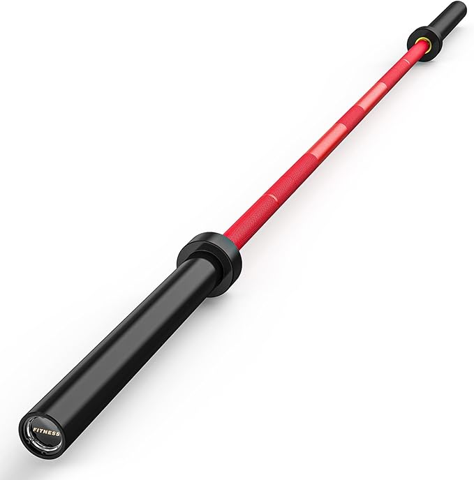 Olympic Barbell, 45lb/35lb 2-inch Weight Bar for Bench Press, 7ft/6.5ft Olympic Bar, 1000 lb/1500 lb High-Capacity, Hard Chrome, Knurled Grip, Strength Training Deadlift Weightlifting Squat
