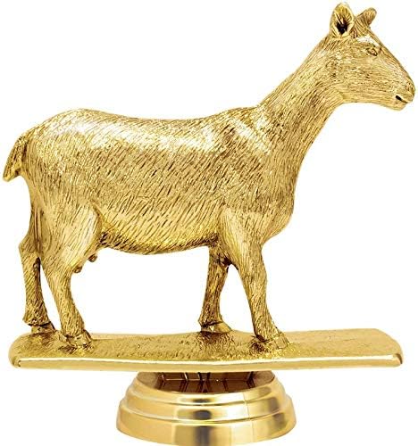 Crown Awards Goat Trophies, 6" Goat Trophies with Custom Engraving