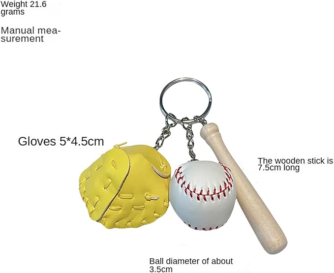 Mini Cute Soccer Keychain Bowling Tennis Baseball Keychain for Men Women Boys Girls Gift