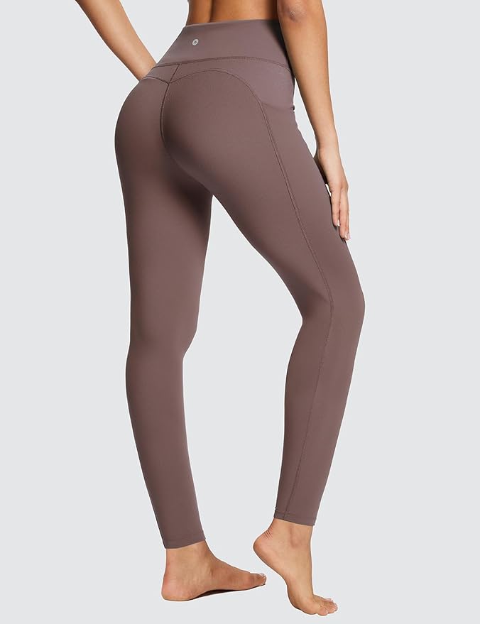 BALEAF Women's Leggings with Pockets Black Tummy Control Workout High Waisted Athletic 7/8 Ultra Soft Gym Yoga Ankle Pants