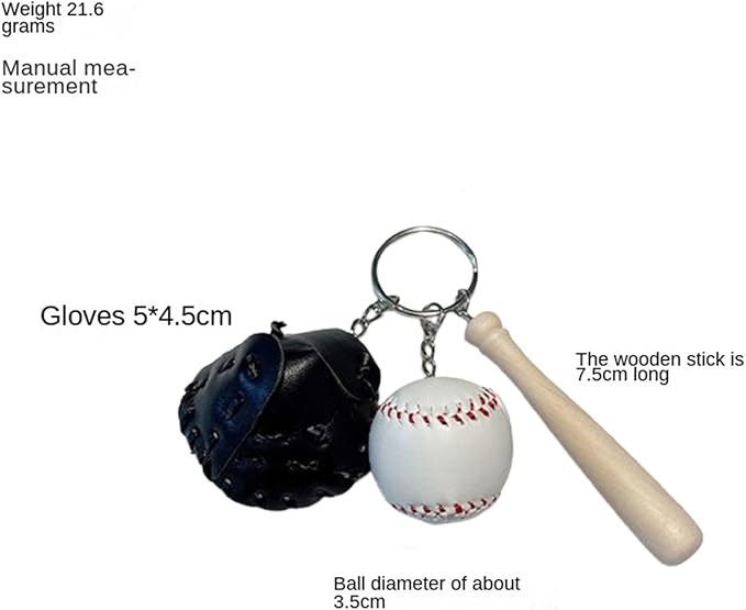 Mini Cute Soccer Keychain Bowling Tennis Baseball Keychain for Men Women Boys Girls Gift