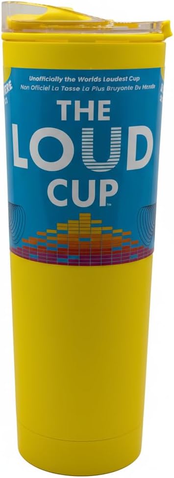 The LoudCup Reusable Water Bottle – 2-in-1 Travel Tumbler & Noisemaker – BPA-Free, Blow Horn & Cup with Slide Lid – Perfect for Sports Events, Game Day, Tailgating & Parties