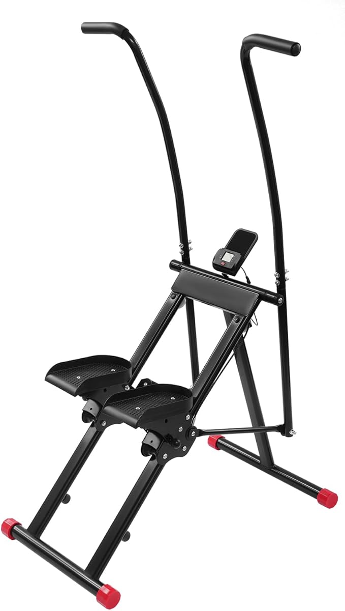 Stair Stepper, Vertical Exercise Climber for Full-Body Workout, Stair Stepper for Home Gym, 220 LBS Loading Capacity