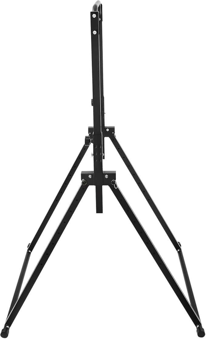 YIYIBYUS Adjustable Triangular Pull Up Dip Station Bar, Triangular Pull Up Station for Home Gym Strength Train 440LBS