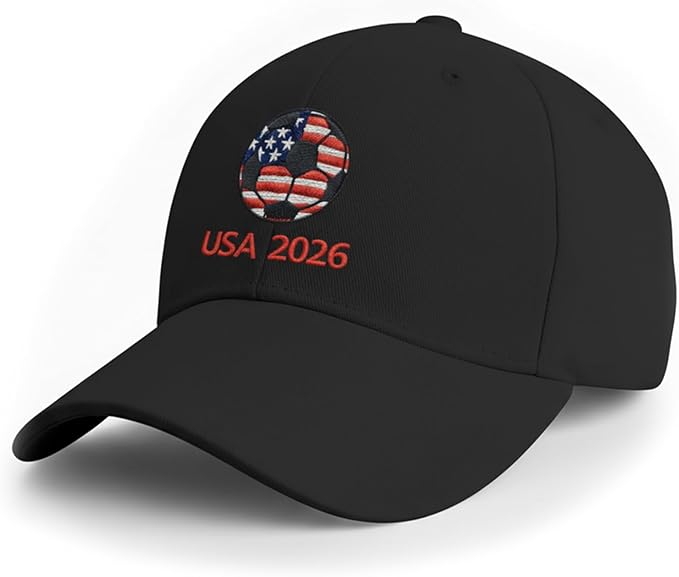 2026 Soccer World Cup Hat - Adjustable Baseball Cap,World Cup Merchandise Gifts Accessories Decorations