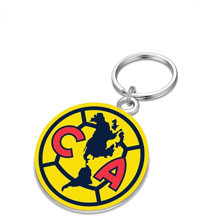 Club America de La Liga MX Large Team Logo Keychain 65mm