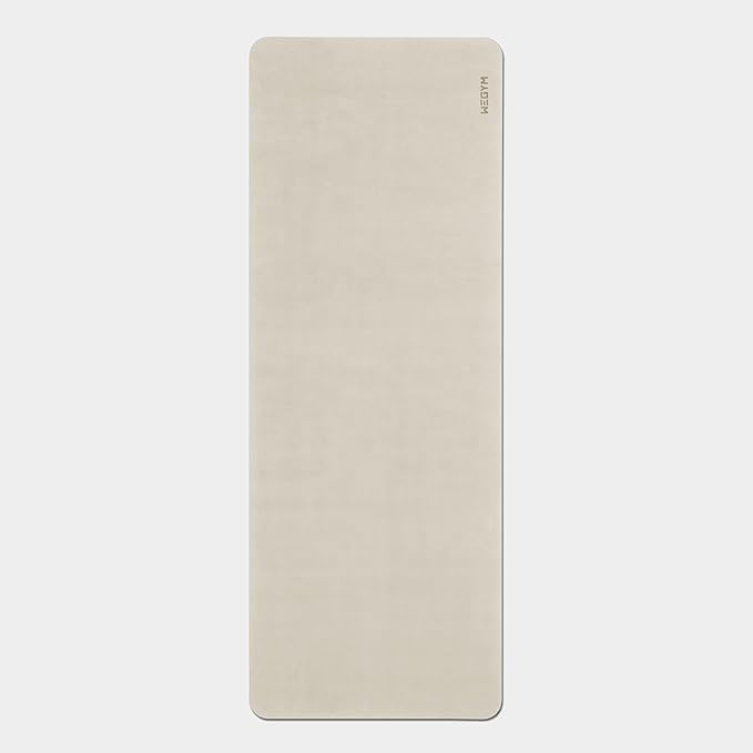 WeGym Yoga Mat, 4mm Cushioned Exercise Mat for Yoga, Pilates, Home Workouts - Anti Slip Polyurethane Suede Yoga Mat with Carrying Strap