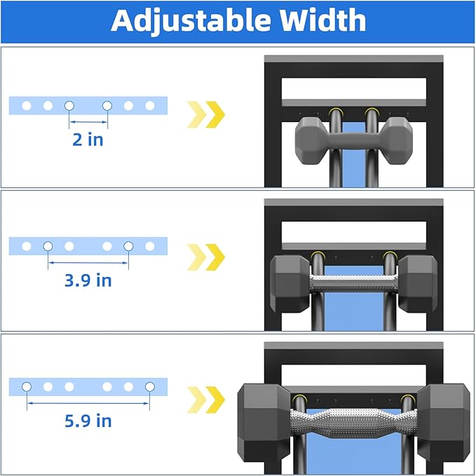 4 Tier Dumbbell Rack,Adjustable Weight Rack for Home Gym,Heavy Duty Weight Stand,600LBS Capacity Kettlebells Storage,Workout Equipment Organizer (Rack Only)
