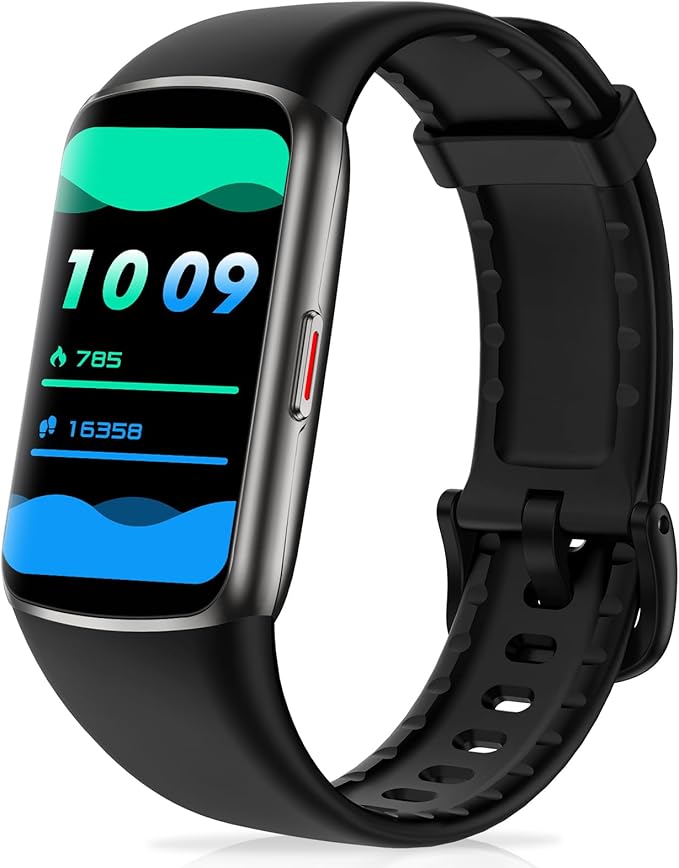 Fitness Tracker Step Counter with 24/7 Heart Rate Blood Oxygen Sleep Monitor, 1.47''AMOLED Touch Color Screen Activity Watch, Smart Watches Pedometer for Women Men Android/iOS