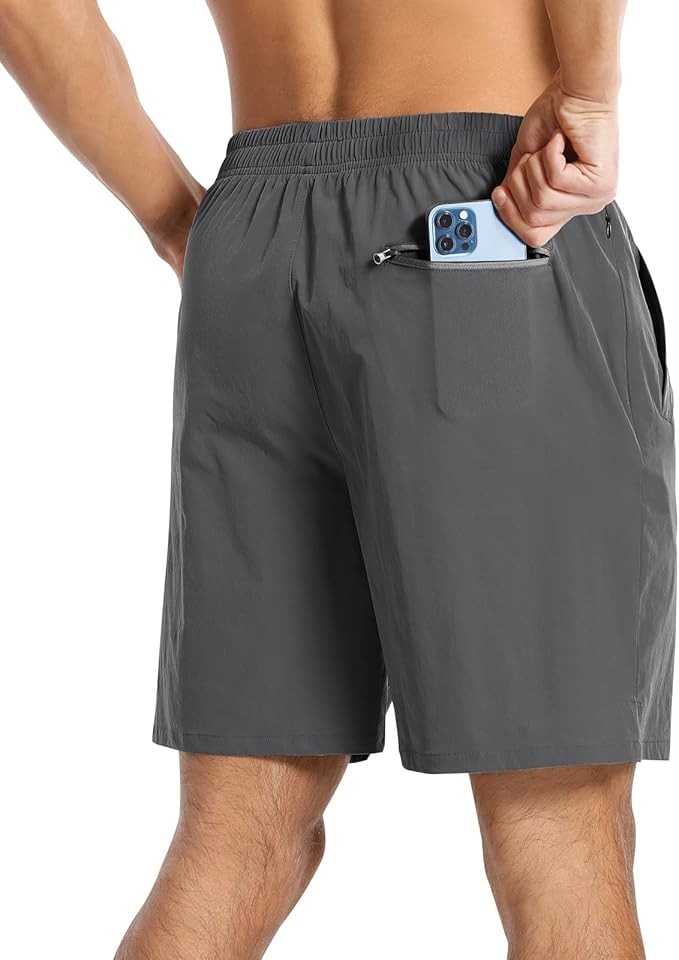CANGHPGIN Mens Workout Athletic Shorts 7 inch / 5 inch Quick Dry Running Shorts Men Lightweight Sports Gym Shorts with Pocket