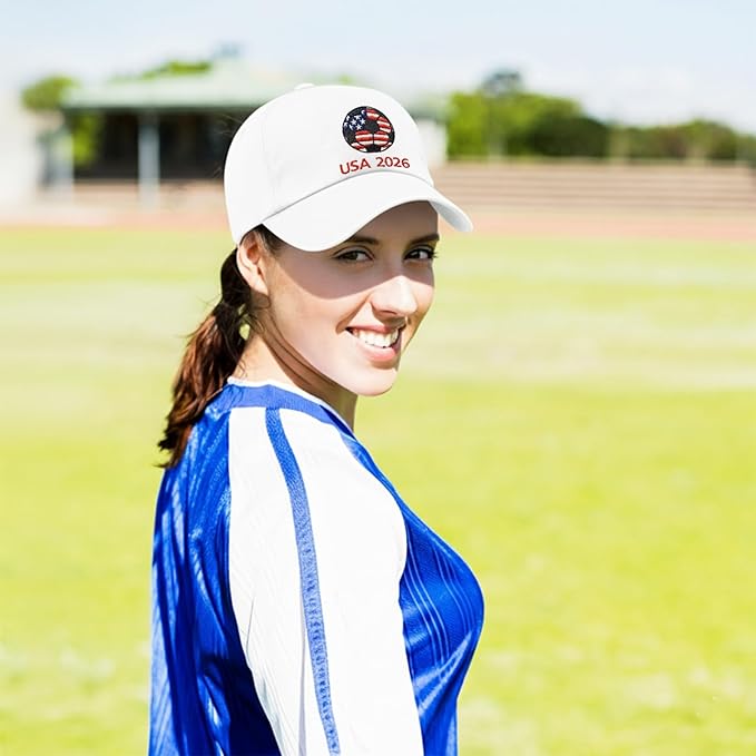 2026 Soccer World Cup Hat - Adjustable Baseball Cap,World Cup Merchandise Gifts Accessories Decorations