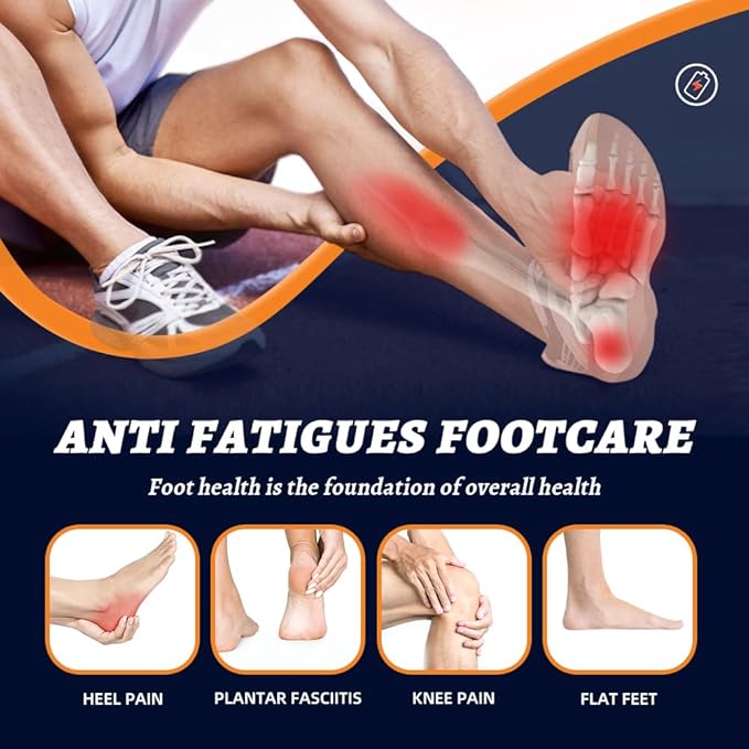 VALSOLE Plantar Fasciitis Insoles for Men Women,Heavy Duty Support Pain Relief Orthotics - 210+ lbs,Arch Support Insoles, Flat Feet Insert,Work Boot Shoe Insoles for Standing All Day