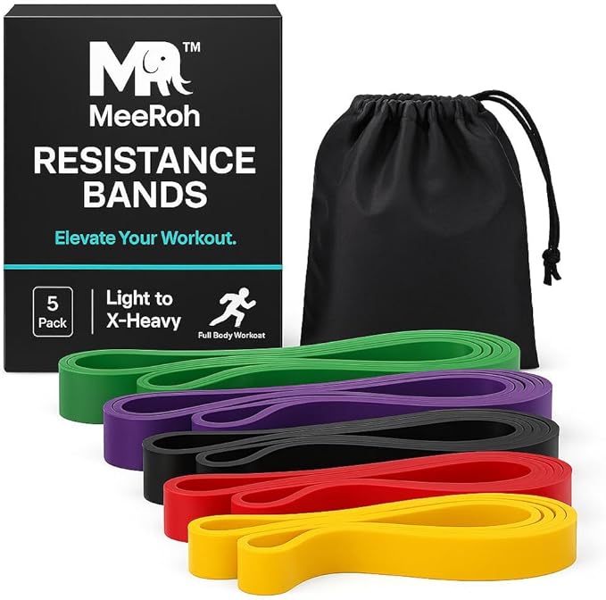 MeeRoh Assist Pull-Up Resistance Band – Heavy-Duty Big Loop Band for Pull-Up Assistance, Strength Training & Home Gym Workouts
