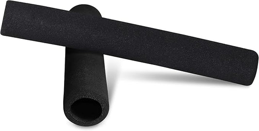 WF Athletic Supply Foam Foot Pads, Foam Roller for Gym Exercise Machines Equipment Replacements, Roller Pad for Leg Extension, PEC Deck Pads for Weight Bench, Sold by Pair (10” x 1” OD x 7mm ID)