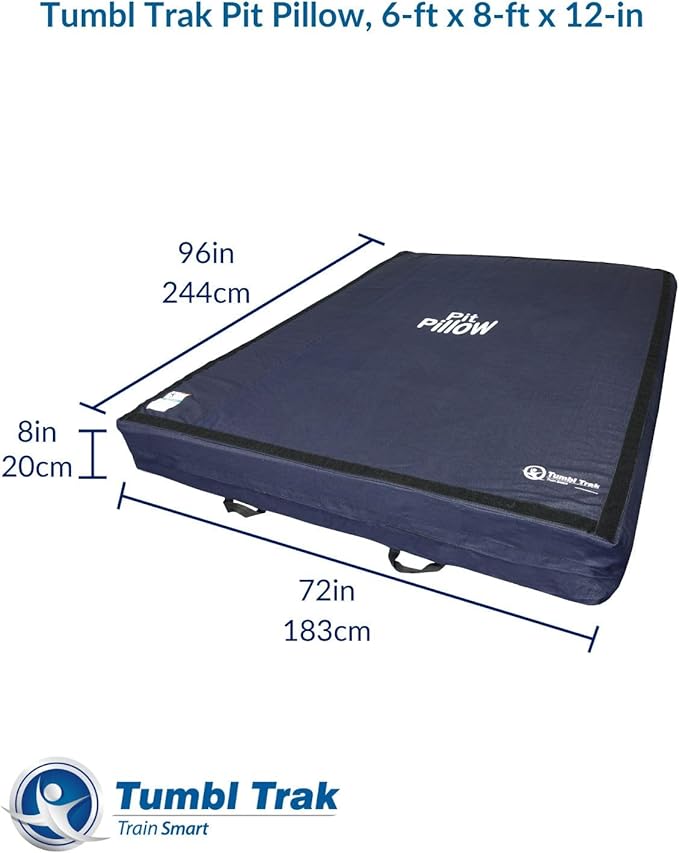 Tumbl Trak Pit Pillow Soft Mat w/Denim Cover