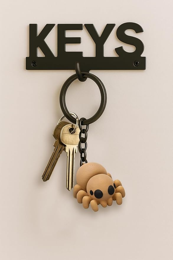 3DPrinted Animal Keychain-Wildlife Key Ring-Nature Lovers-Cute Keyring for Keys Bag Purse Unique Gift for Kids Animal Lovers
