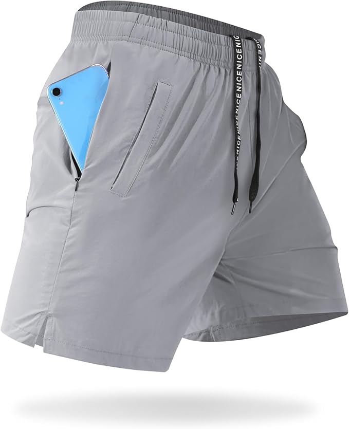 CANGHPGIN Mens Workout Athletic Shorts 7 inch / 5 inch Quick Dry Running Shorts Men Lightweight Sports Gym Shorts with Pocket