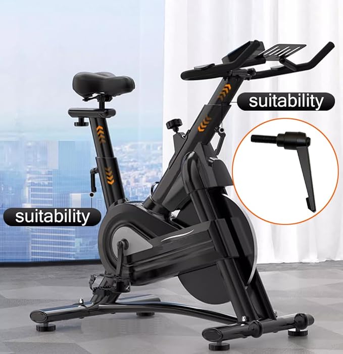 Sports Bike seat Height Adjuster seat/Fitness Sports Bike seat Handle, Suitable for Replacing The Fixing Screws of Peloton seat up and Down Adjustment., black