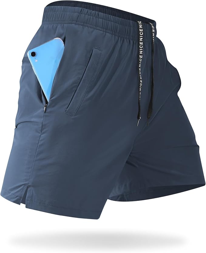 CANGHPGIN Mens Workout Athletic Shorts 7 inch / 5 inch Quick Dry Running Shorts Men Lightweight Sports Gym Shorts with Pocket
