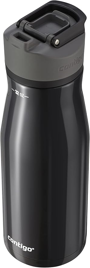 Contigo AUTOSEAL Water Bottle, 32oz | Licorice | For Outdoor Activities | Pack of 4