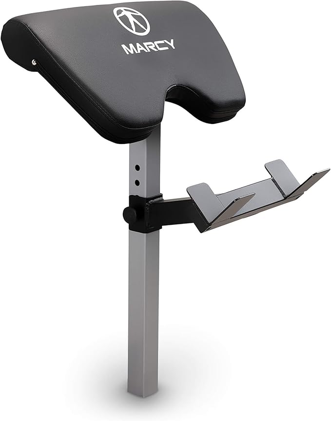 Marcy Standard & Olympic Adjustable Weight Benches and Accessories - Build You Own Home Gym with Optional Attachments Available: Lat Tower, Leg Developer, and Arm Curl for Full Body Exercise and Strength Training