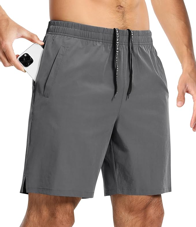 CANGHPGIN Mens Workout Athletic Shorts 7 inch / 5 inch Quick Dry Running Shorts Men Lightweight Sports Gym Shorts with Pocket
