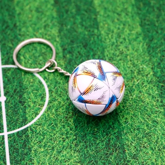 1pc mini Soccer Keychain,Fan Keyring for Backpacks Hanging Decoration, Sports World Cup,Football Key Chain for Boys
