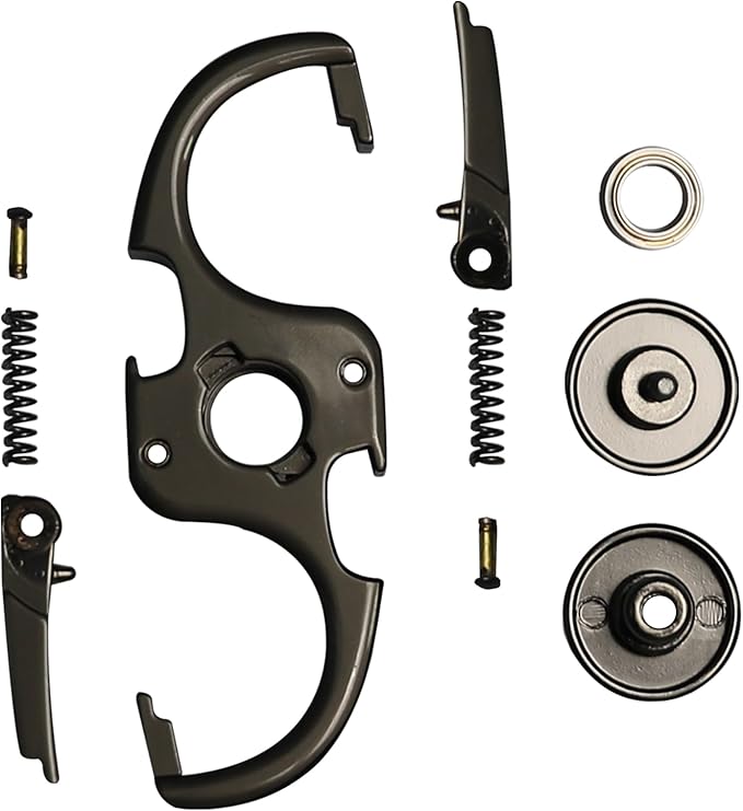 keychain Stress Relief Tool for Adults & Teens with Bottle Opener | Alloy Metal Focus Toy & Portable Key Ring | 3X Life Tungsten Spring & Professional Bearing Black 3-in-1