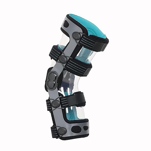 Komzer ACL Knee Brace for MCL PCL/Meniscus/Ligament/Sports Injuries, Adjustable Hinged ROM Orthopedic Knee Orthosis for Men & Women (XXL/Left)