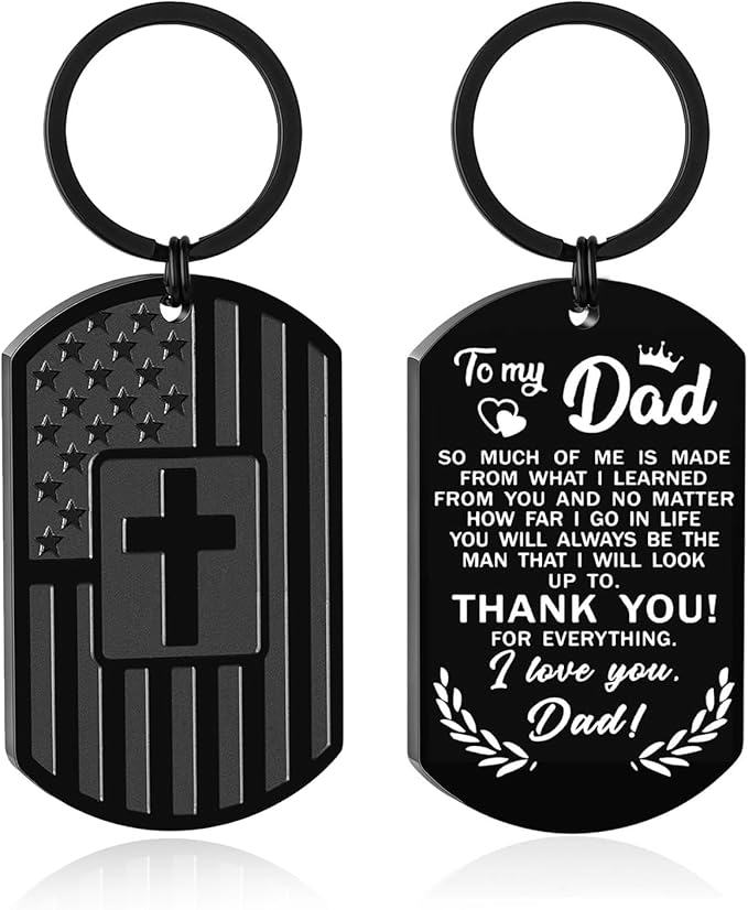DuoDiner Stocking Stuffers Christmas Gift-Keychain Gifts for Men Religious Mens Gifts