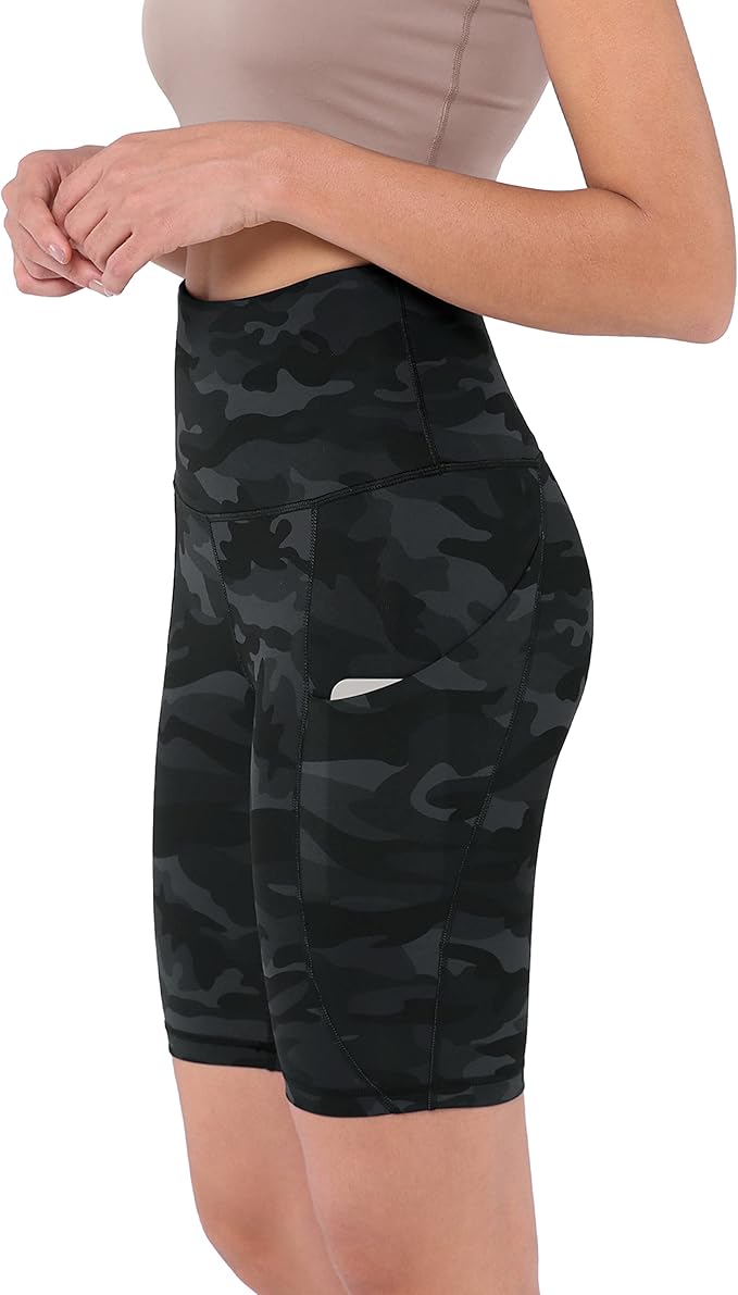 ODODOS Women's Tummy Control Biker Shorts 2.0 with Pockets High Waist Athletic Workout Yoga Shorts-3.5''/ 5"/ 8" / 10" Inseam