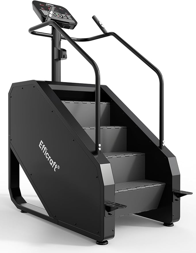 Stair Stepper Machine with LED Screen, Commercial Grade Stair Climber, Continuous Climbing Exercise Machine for Cardio, 15 Speed Levels Stair Master, 15-164 Steps/Min