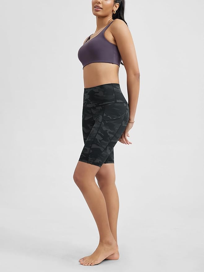 ODODOS Women's Tummy Control Biker Shorts 2.0 with Pockets High Waist Athletic Workout Yoga Shorts-3.5''/ 5"/ 8" / 10" Inseam