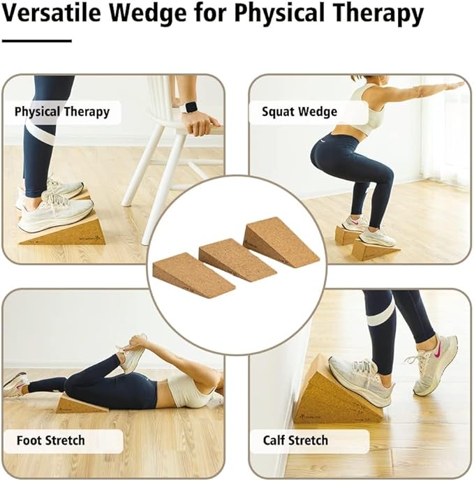 StrongTek Squat Wedge Slant Board with Adjustable Angles for Stretching, Foot Pain Relief, Squats, & Rehabilitation – Durable, Lightweight, Perfect for Physical Therapy & Flexibility