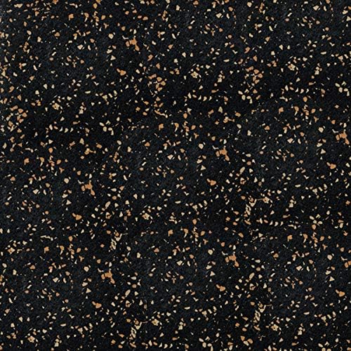 American Floor Mats Sport 8mm Heavy Duty Rubber Flooring - Interlocking Rubber Tile (23" x 23") 10% Mocha 9'7" x 9'7" Set (91 Square feet)
