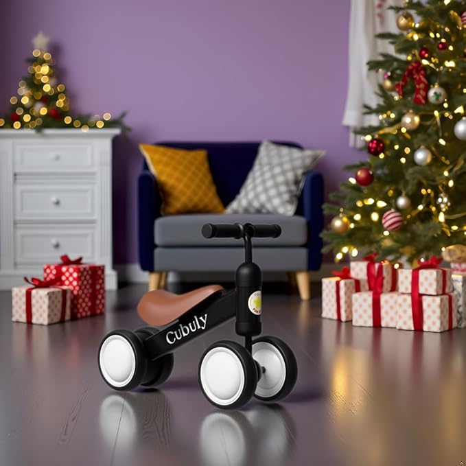 Baby Balance Bike for 1-3 Year – First Birthday Boy Girl Gifts 12-36 Month Mini Bike|Colorful Lighting Wheels|Ride on Toys |Toddler Balance Bike 1-3 Indoor/Outdoor Bike