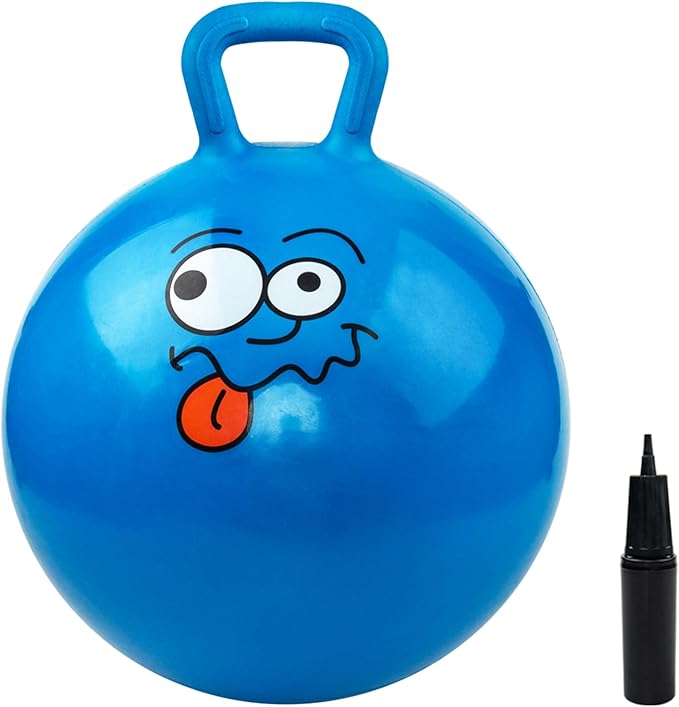 EVERICH TOY Hopper Ball, Bouncing Ball with Handle, 18 Inches Jumping Hoppity Hop Toys, Sit and Bounce on Toys for Boys and Girls Gifts