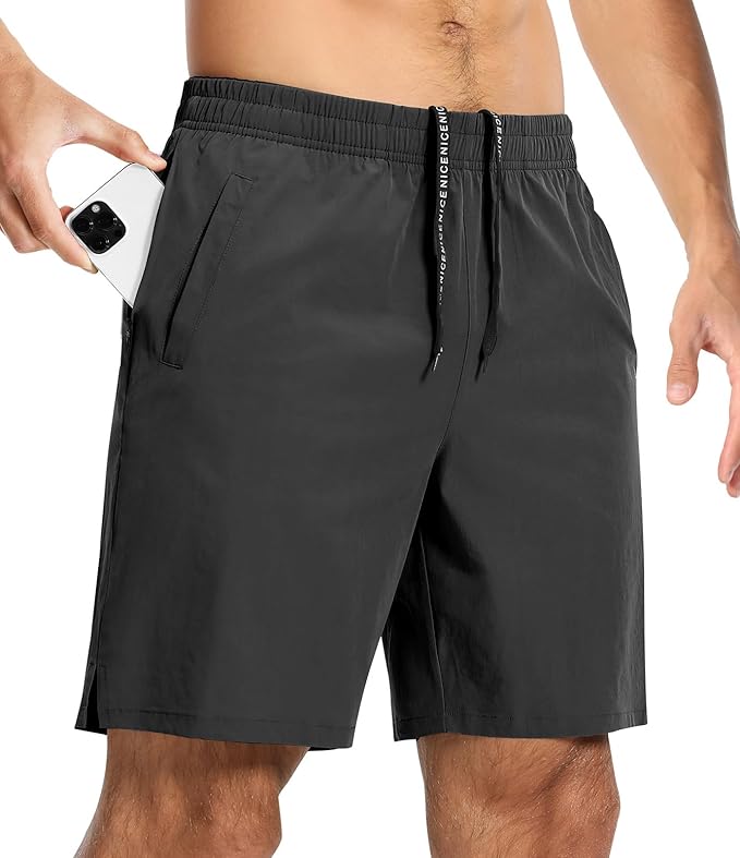 CANGHPGIN Mens Workout Athletic Shorts 7 inch / 5 inch Quick Dry Running Shorts Men Lightweight Sports Gym Shorts with Pocket